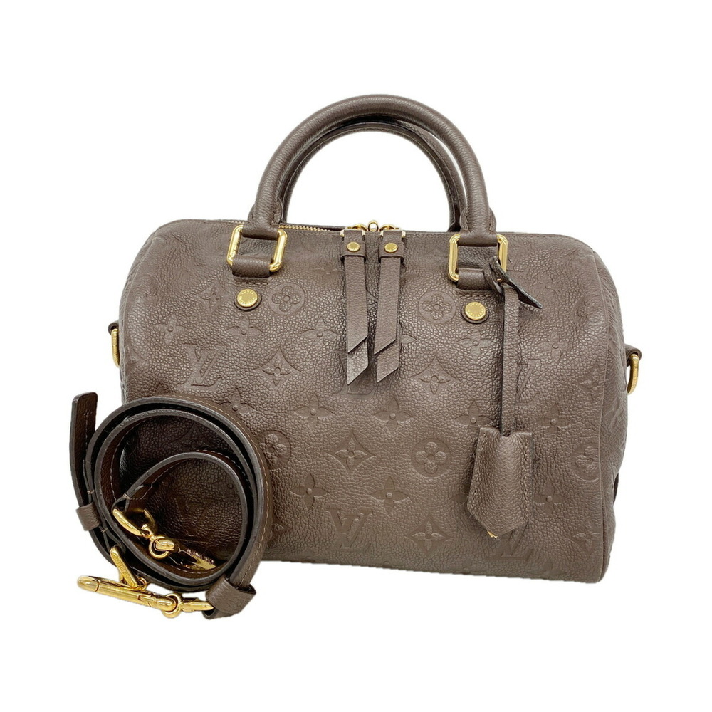Louis Vuitton Monogram Empreinte Speedy Bandoulière 25 Handbag M40764 Aurore ...